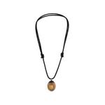 lemon quartz shell necklace 1