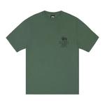 Топы Stussy Cali Grown Tee Pigment Dyed 'Pine' 1
