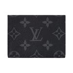 Кошельки Louis Vuitton Envelope Business Card Holder 'Black Monogram Eclipse Canvas' 1