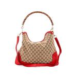Diana Bamboo Shoulder Bag GG Canvas Medium hobo bag 2