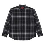 Фланелевые рубашки Supreme Plaid Flannel Shirt 'Black' 1