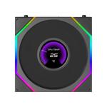 LIAN LI UNI FAN TL LCD FLEX 120 мм одиночный вентилятор - Черный 1
