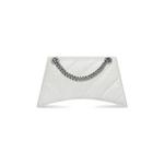 Сумки через плечо Balenciaga Crush Chain Quilted Bag 'Optic White' 2