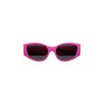Balenciaga Солнцезащитные очки Oval Frame 'Фуксия' 1