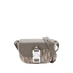 2010-2026 Mini Oblique Canvas Saddle Buckle Messenger Bag crossbody bag 1