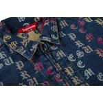 Джинсовые куртки Supreme Gradient Jacquard Denim Work Jacket 'Blue' 2