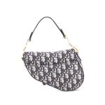 Мини-сумка на плечо Saddle Handbag with Strap Oblique Canvas 2