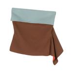 Юбка мини асимметричного кроя с драпировкой 1