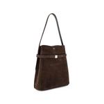 belted suede shoulder bag 2