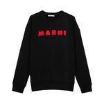 Свитеры Marni Unbrushed Sweatshirt 'Черный' 1