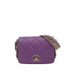 Сумка на плечо Mini Lambskin Triple Chain Full Flap (2021-2024 годы) 1