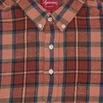 Фланелевые рубашки Supreme Pullover Plaid Flannel Shirt «Pink» 3