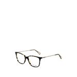 tortoiseshell-effect rectangle-frame glasses 1