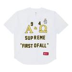 Джерси Supreme Alpha Omega Baseball Jersey 'White' 1