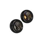 Ferragamo Medium Sculptural Clip On Earrings 'Черный' 2