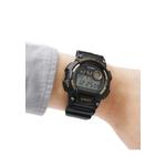 Мужские цифровые часы W-735H-1A2V, черный ремешок из смолы 4