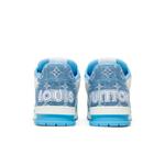 Кроссовки Louis Vuitton Trainer Low «Velcro Strap - Light Blue Monogram Denim» 6