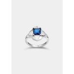 Кольцо Liana Mirage Bold Blue с синим корундом 1