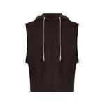 cropped sleeveless hoodie 1