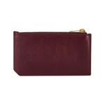 Кошельки Saint Laurent кардхолдер с застежкой-молнией «Dark Ruby» 2