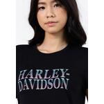 Harley-Davidson® Ombre Bling Side Ruched Топ 3