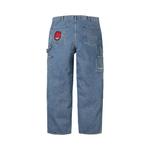 Штаны Supreme x Spitfire Double Knee Painter Pant, джинсовые 2