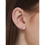 Серьга из розового золота с бриллиантами 2