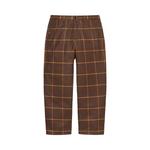Брюки Supreme Windowpane Wool Trouser 'Brown' 1