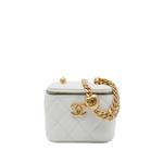 2021-2026 Mini Quilted Caviar CC Sweetheart Vanity Case with Chain crossbody bag 1