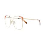Очки Alexander McQueen Square-Frame Metal Optical Frames 'Gold Transparent' 2