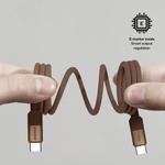 Momax Mag.Link 1M 60W USB-C to USB-C PD магнитный кабель - черный 3