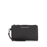 Jet Set Travel Large Signature Double Zip Wristlet - Черный 1