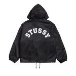 Куртки Stussy Hooded Coaches Jacket 'Black' 2