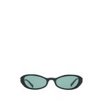 oval-frame sunglasses 1