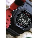 Мужские цифровые спортивные часы DW-5600UHR-1, черный ремешок из смолы 7