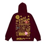 Худи Supreme Fiend Hooded Sweatshirt 'Burgundy' 2