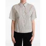 dotted-print short-sleeve shirt 1