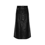 Solene leather midi skirt 1