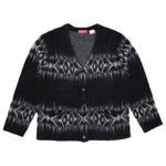 Кардиганы Supreme Abstract Stripe Cardigan 'Чёрный' 1
