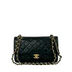 Маленькая сумка на плечо Classic Lambskin Double Flap (1997-1999 годы) 1