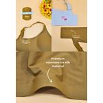 Premium Mirabel Plus Size Seamless Wireless Support Bra в цвете Taupe 5