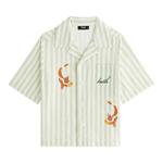 Рубашки и топы Kith Embroidered Thompson Camp Shirt 'Sage' 1