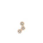 Серьги Moon из желтого золота с бриллиантами 1