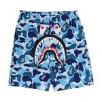 BAPE ABC Camo Shark Шорты-бермуды 'Синий' 1