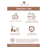 Кулон-подвеска серии «Цветок рождения» ЯНВАРЬ в розовом золоте 5