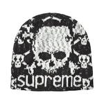 Бини Supreme x Vanson Leathers Skull Beanie 'Black' 3