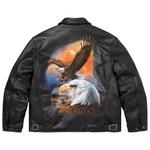 Кожаные куртки Supreme x MM6 Maison Margiela/Schott Eagle Leather Jacket 'Черный' 2