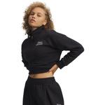Женская флисовая толстовка Rival Fleece Script с половиной молнией 1