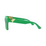 Bottega Veneta Square Sunglasses 'Зеленый' 3