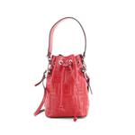 Mon Tresor Zucca Embossed Leather Mini bucket bag 1
